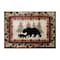 Flash Furniture 5' x 7' Brown Rustic Bear and Cub Olefin Area Rug KP-RGB3940-57-BN-GG - alternate 4